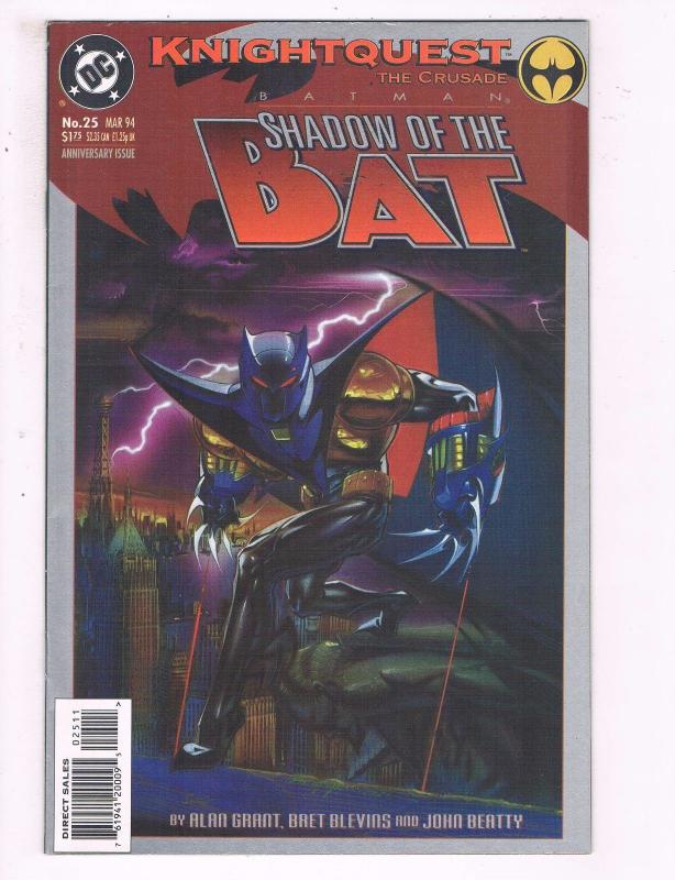 Batman Shadow Of The Bat #25 VF DC Comics Knightquest Comic Book Grant DE20