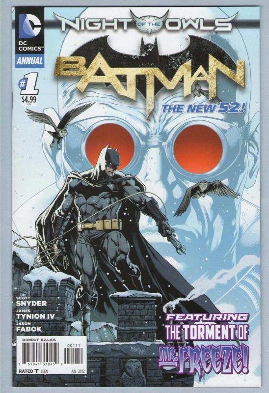 Batman V2 Annual 1 Jul 2012 NM- (9.2)