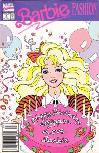 Barbie Fashion #7 (Newsstand) VG ; Marvel | low grade comic Birthday Cake cover