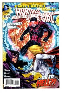 5 Worlds' Finest DC Comic Books # 13 14 15 16 21 New 52 Huntress Power Girl LH4