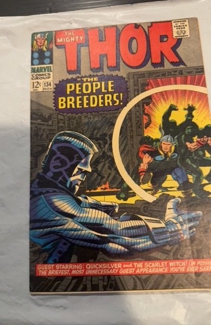 Thor #134 (1966)1st app of the high evolutionary Foxxing lite