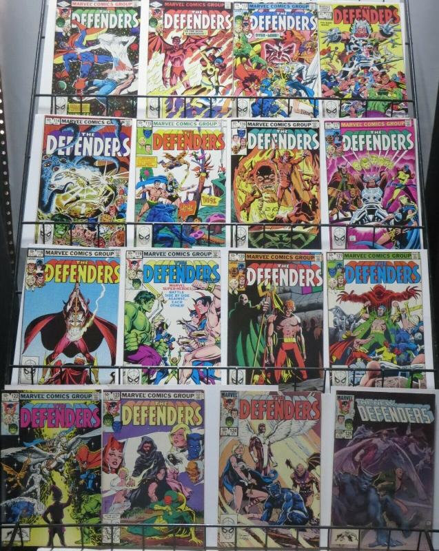 THE DEFENDERS (Marvel,1972) #30-152 MEGA-SET! Steve Gerber, Keith Giffen, HULK