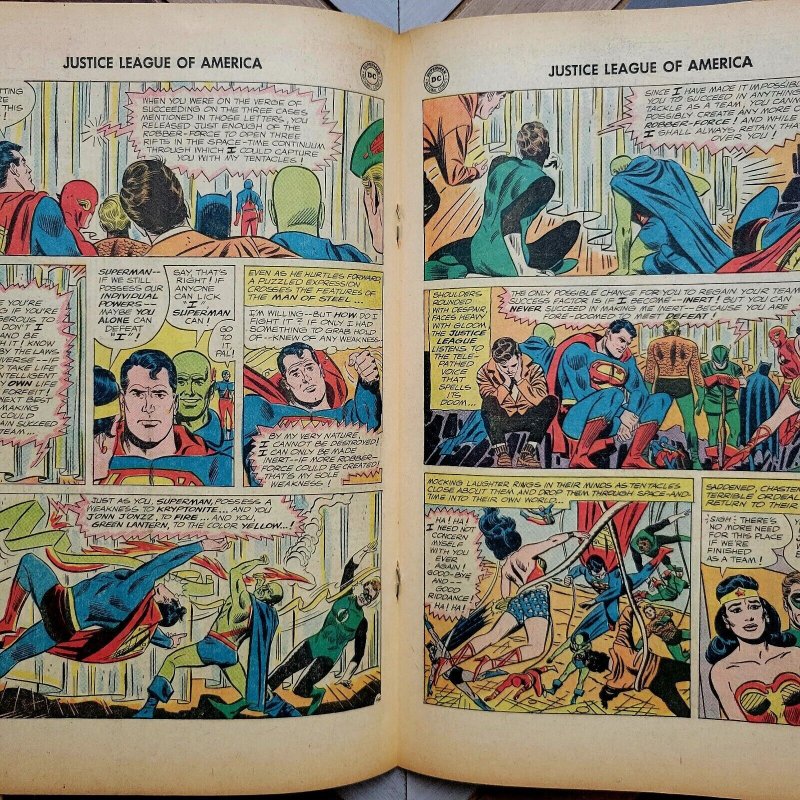 JUSTICE LEAGUE #27 VG+ (DC 1964) feat 2nd App AMAZO + Robin, M.Manhunter, Atom