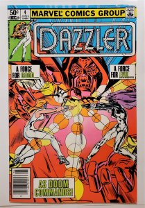 Dazzler #4 (June 1981, Marvel) Newsstand ed 7.0 FN/VF