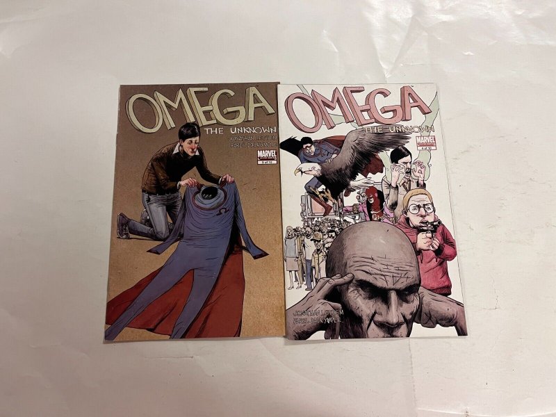 4 Omega The Unknown Marvel Comics books #2 3 4 5 Lethem 42 JW37