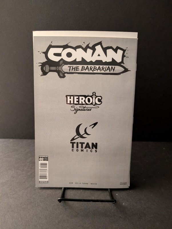 Conan the Barbarian #2 Alan Quah B&W Ink Varaint (2023)
