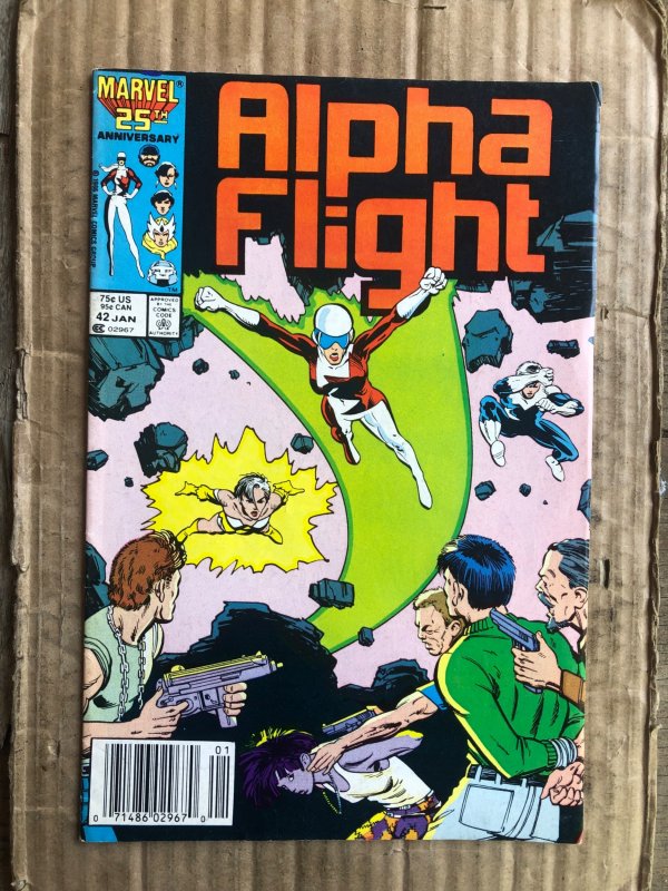 Alpha Flight #42 Newsstand Edition (1987)