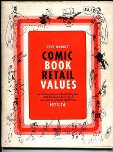 True Market Comic Book Retail Value and Price Guide #1 1973-1st issue-G