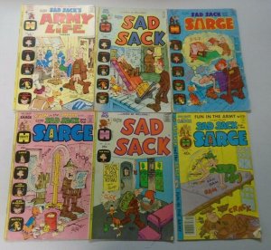 Bronze Age Sad Sack lot 18 different avg 4.0 VG (Harvey Comics)