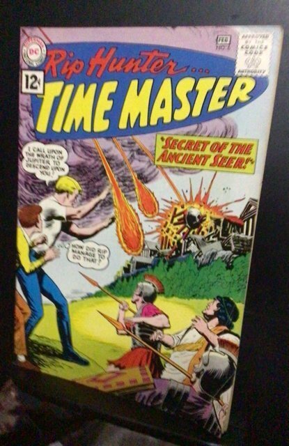 Rip Hunter ... Time Master #6 (1962) Sharp mid-high-grade Roman! FN/VF Boca CERT