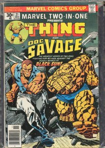 Marvel Two-in-One #21 (1976) The Thing