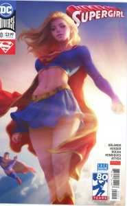 Supergirl 20  Artgerm Cover  9.0 (our highest grade)