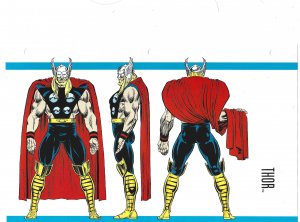 Official Handbook of the Marvel Universe Sheet - Thor II