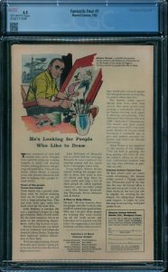 Fantastic Four 5  CGC 6.5  1st Dr. Doom 