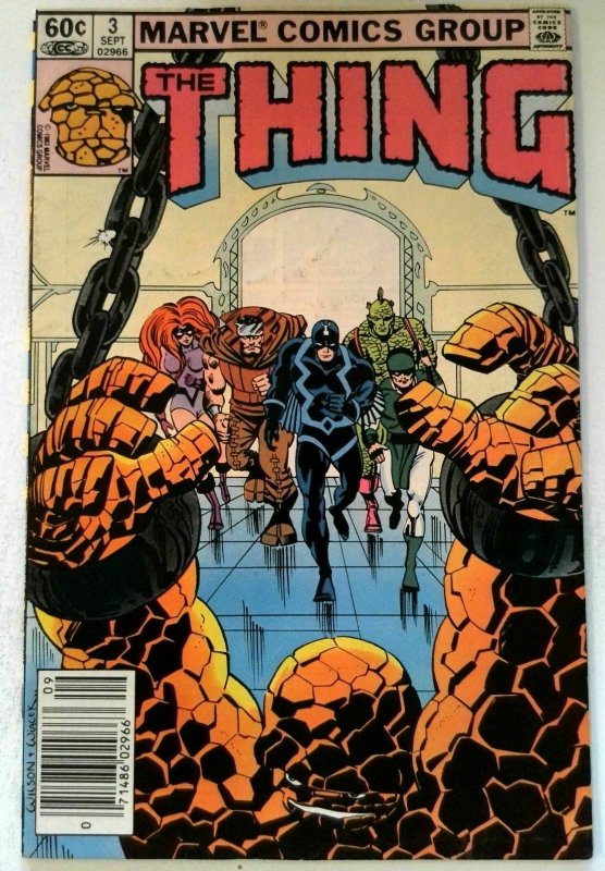 Thing #3 Marvel 1983 FN+ Bronze Age Guest Inhumans 1st Printing Comic Book