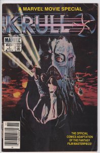 Krull #1 NEWSSTAND Edition! (Nov 1983) VGF 5.0, off white. Movie adaptation!