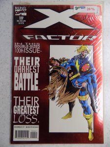 X-FACTOR # 100 RED FOIL