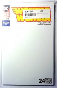Wonder Woman Blank #1 (2018) DC Comics 9.4 NM 24 Hour Comic Day 1st Print Comic