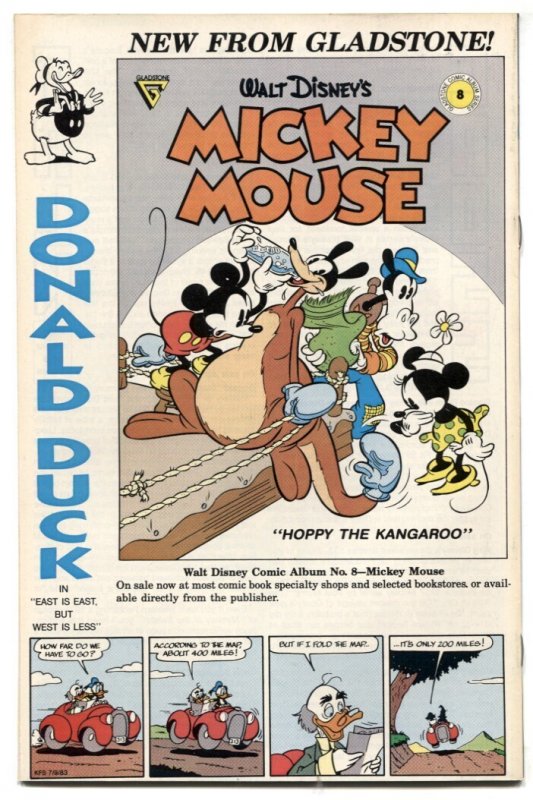 Walt Disney's Donald Duck Adventures #7  1988 - Gladstone  -VF - Comic Book