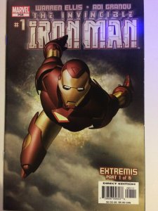 Invincible Iron Man #1 2005 Ellis Extremis Part 1 NM Marvel Comics 