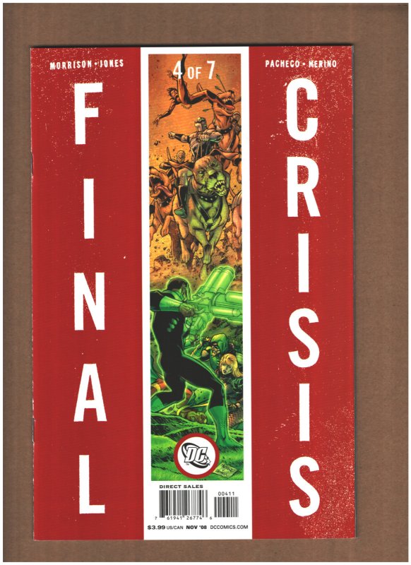 Final Crisis #4 DC Comics 2008 Grant Morrison Superman Batman NM- 9.2