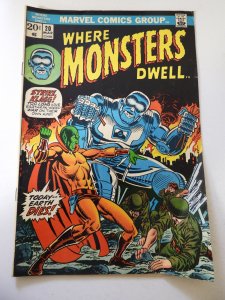 Where Monsters Dwell #25 (1973) VG+ Condition