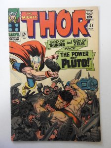 Thor #128 (1966) GD/VG Condition! Moisture damage, rusty bottom staple