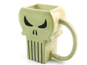 Marvel Heroes Punisher Symbol PX Molded Coffee Cup / Mug - New!