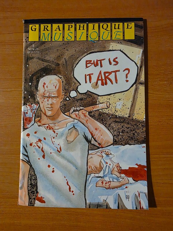 Graphique Musique #2 ~ VERY FINE - NEAR MINT NM ~ 1990 Slave Labor Comics