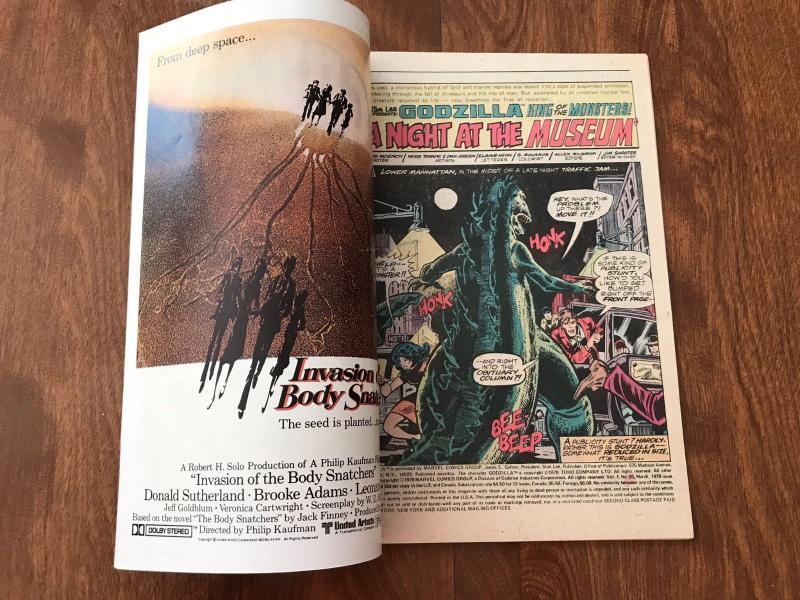 Godzilla: King of the Monsters #20 (Marvel; March, 1979) - Fantastic Four - VF