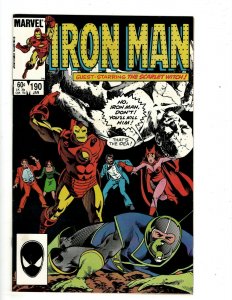 10 Iron Man Marvel Comic Books # 183 184 185 186 187 188 189 190 191 192 UD3