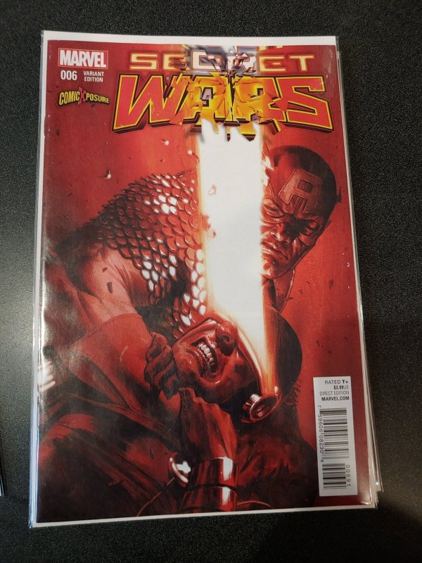 SECRET WARS #6 EXCLUSIVE COMICXPOSURE VARIANT BY Gabriele Dell'Otto