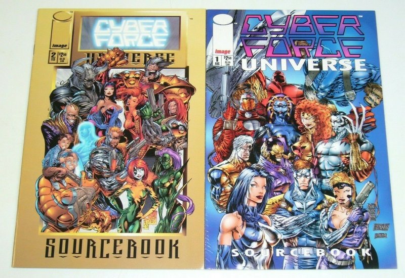 CyberForce Universe Sourcebook #1-2 FN/VF j. scott campbell the darkness preview