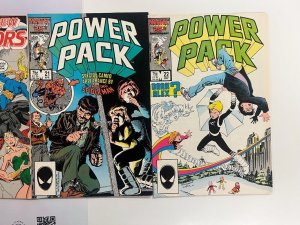 4 Marvel Comics Power Pack # 21 22+The New Warriors # 10+Doom 2099 # 6 80 JS30