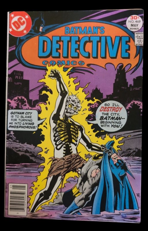 Detective Comics #469 First Appearance Doctor Phosphorous 1977 DC VG Condition