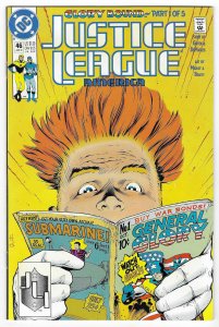 Justice League America #46 Direct Edition (1991)