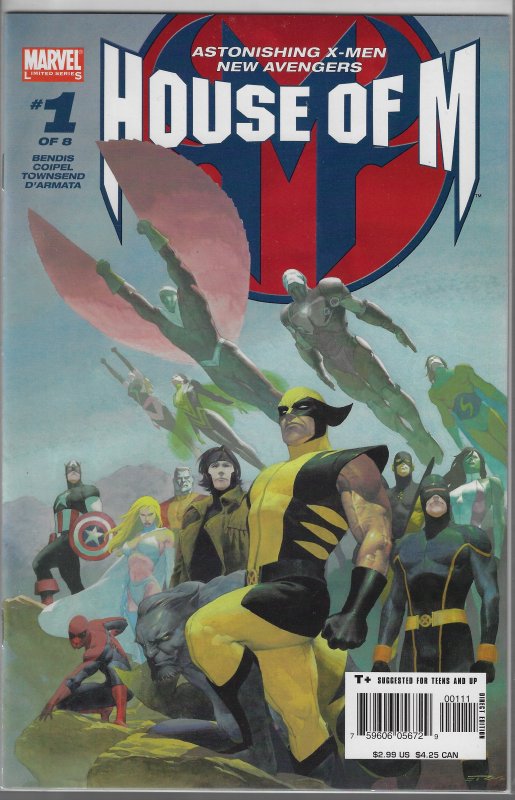 House of M #1-8 + Secrets  (DC, 2005) NM