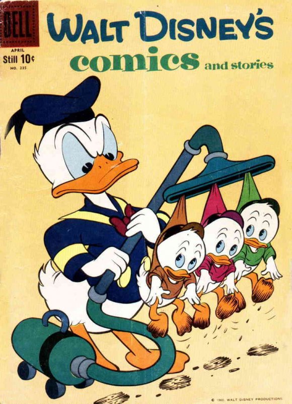 Walt Disney's Comics and Stories #235 GD ; Dell | low grade comic April 1960 Don
