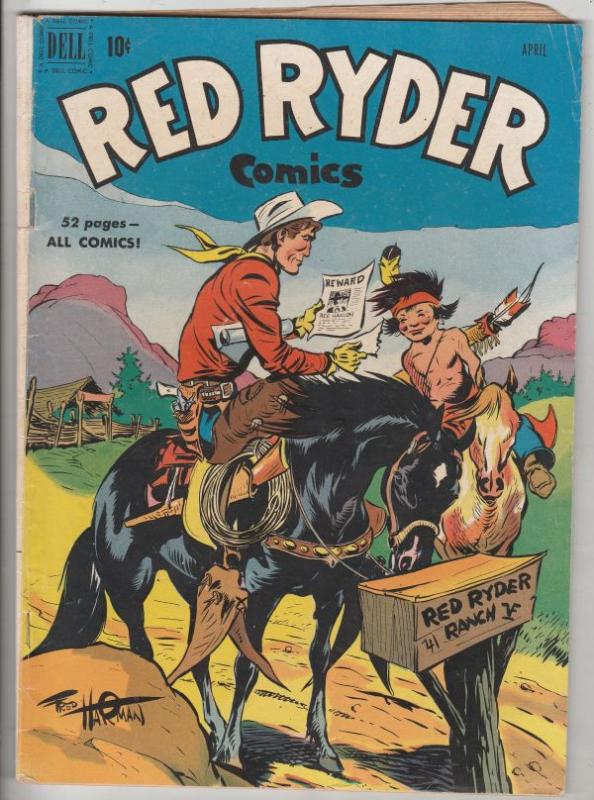 Red Ryder Comics #93 (Apr-51) FN- Mid-Grade Red Ryder