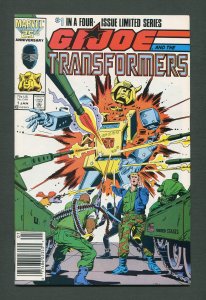 G.I. Joe & Transformers #1  / 8.5 VFN+ / Newsstand January 1987