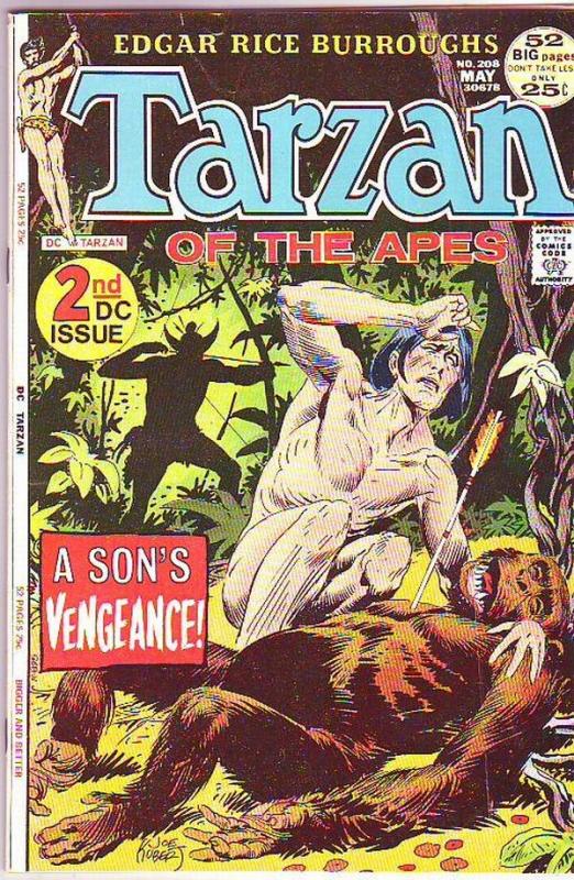 Tarzan #208 (May-72) FN Mid-Grade Tarzan