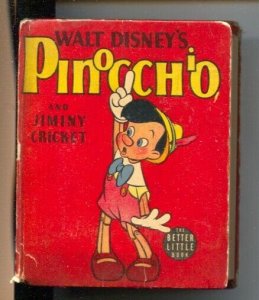 Pinocchio #1435 1939-Whitman-Walt Disney's Movie edition-Big Little Book-Jimi...