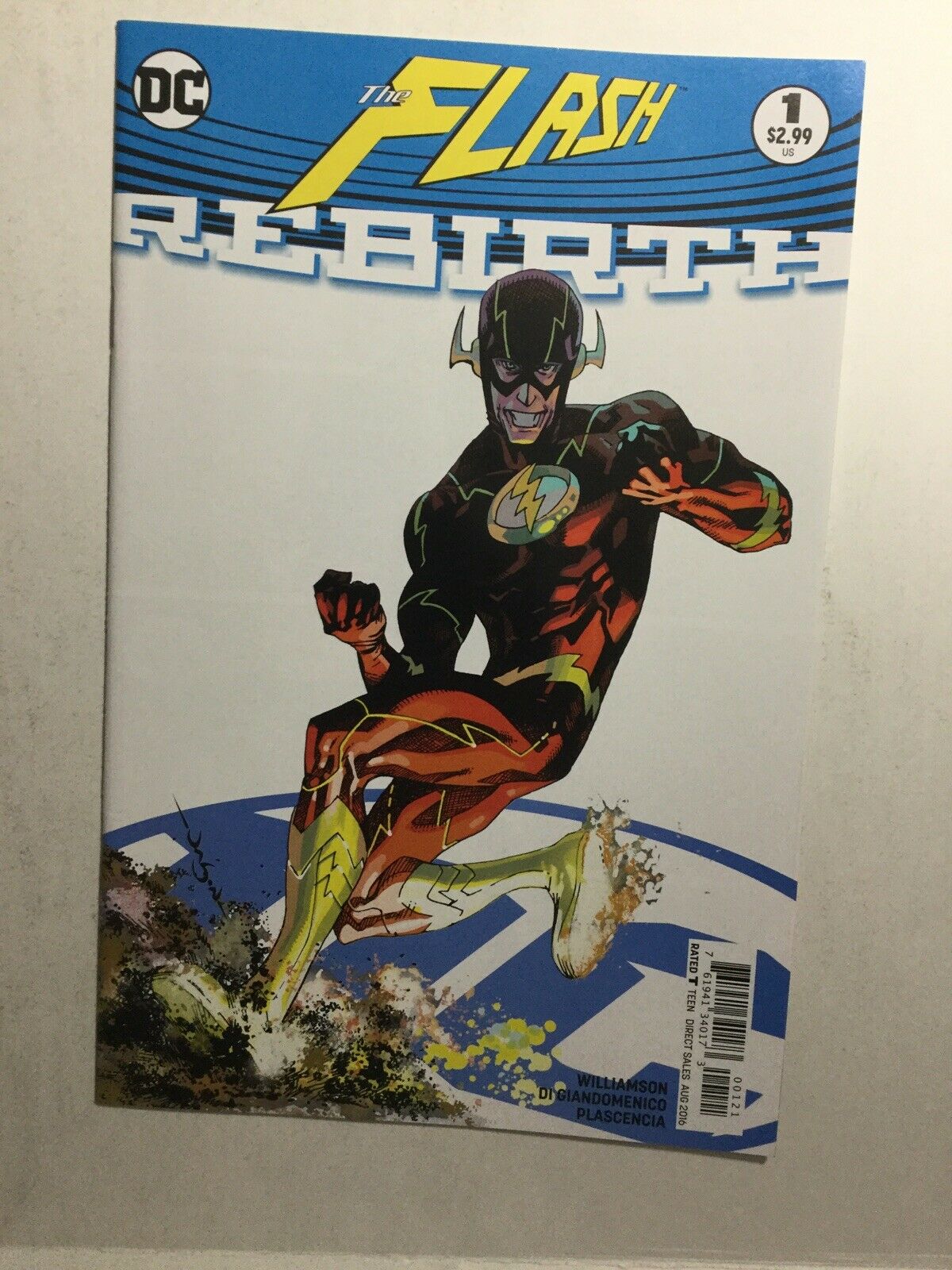 flash rebirth 1 variant nm near mint first appearance of godspeed dc comics hipcomic flash rebirth 1 variant nm near mint