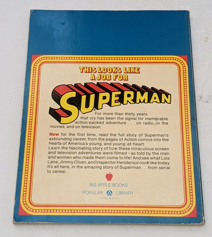 Superman Serial To Cereal 1976 1st Print VG+ 