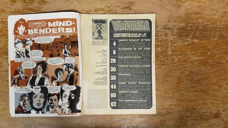 Vampirella # 21 Warren Magazine December 1972 Horror Supernatural BW1