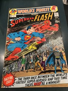 World's Finest Comics #198 (1970) high-grade third superman/flash race! ...