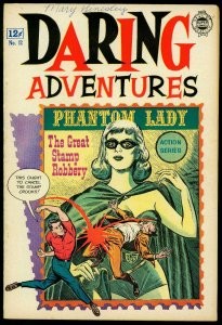 Daring Adventures #12 1963- super comics- Phantom Lady Matt Baker reprints VG 