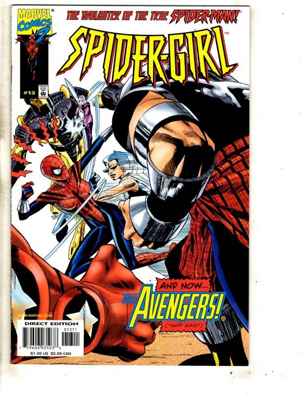 10 Marvel Comics Spider-Woman # 1 2 3 4 + Sp Girl # 7 8 13 14 15 Annual 99' CR59