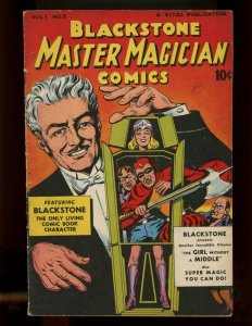 (1946) Blackstone Master Magician Comics #2 - THE GIRL WITHOUT A MIDDLE (5.0)
