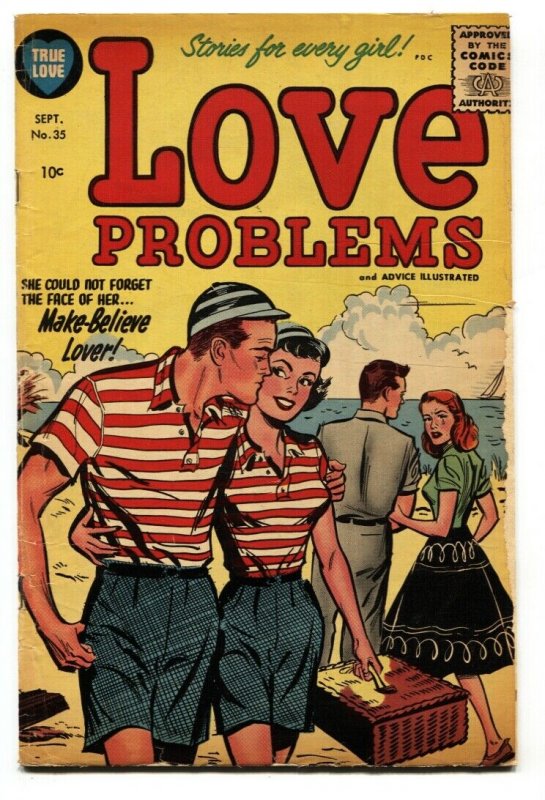 Love Problems #35 1955- Harvey Romance- Bob Powell vg